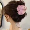 Grampo de Cabelo Floral Pérola Suave para Mulheres, Novo Estilo de Alta Qualidade 2026 Presilha Tubarão para Penteado Updo na Parte de Trás da Cabeça