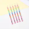 Crayones para Colorear Bloques de Construcción Creativos 11 Colores Crayones Redondos Pasteles al Óleo Bolígrafos de Colores Papelería Colorida para Estudiantes Premios al por Mayor