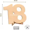Letras de Madera Sin Terminar Decoración de Pared para el Hogar y la Familia