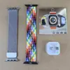 Pulseira de Relógio Fruit Watch Ultra Milanese Nice para Smartwatch Armazenamento de Carregamento Portátil Tesouro de Carregamento
