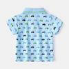 Polo de Verano para Niño 2023 con logo de caricatura, camiseta de solapa para niños al por mayor, casual de manga corta para niños pequeños y medianos