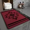Alfombra de Piso de Lino de Color Sólido Cortable para Baño, Felpudo Absorbente de Agua y Antideslizante para Cocina, Alfombra de Piso Resistente a Manchas y al Desgaste