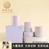 Estoque pronto plástico 28 dentes cor matcha tampa de garrafa alta qualidade skincare fundo redondo conjunto de tampas cilindro de garrafa material de embalagem de tampa plástica