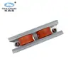 Rolos de Porta e Janela de Correr em Liga de Alumínio para Exportação de Comércio Exterior, Rolos de Porta de Correr Dupla, Rodas Duplas de Alumínio para Porta e Janela de Correr Dupla do Oriente Médio em Nylon