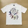 Comercio Exterior Transfronterizo Hellstar Hellstar Marca de Tendencia Europea y Americana Talla Grande Holgada Sudadera Camiseta Casual de Manga Corta para Hombre y Mujer