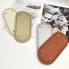 Base de Placa Ovalada de PU para Bolso 22*10 Accesorios de Ferretería para Bolso Tejido Hyuna Bolso Cubo Bolso de Ganchillo Base de Bolso
