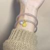 Pulsera de Cascabeles Colgante Flor Pequeña de Nafu de Perla Verano Antiguo Regalo para Novia Atracciones Pulsera para Combinar con Hanfu