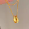 Colar de Corrente de Anel Escovado de Alta Qualidade Retro Francês de Luxo Leve Design de Moda de Nicho Corrente Exquisita Versátil para a Clavícula