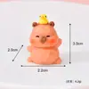 Producto Nuevo Original Accesorios de Resina de Capibara Manualidades de Muñecos de Capibara DIY Adornos de Resina Colgante Venta al por Mayor