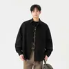 NASA SOBRE Camisa de manga larga estilo japonés para hombre, primavera/otoño, alta gama, nueva camisa casual 2026, prenda exterior elegante