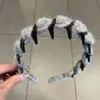 Novas Tiara de Lã Tricotada à Mão para Outono e Inverno, Tiara Elegante, Fashion e Simples para Meninas, Acessórios de Cabeça e Cabelo de Loja Boutique