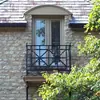 Valla Protectora de Metal Artesanal Europeo para Balcón Casa con Vista al Mar Valla de Hierro Forjado Terraza de Hierro Forjado Barandilla Interior