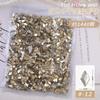 1440 Diamantes de fondo plano de forma especial Super Flash Mini Cristal K9 Uñas de diamante DIY Joyería de uñas de diamante al por mayor