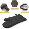 Guantes de Aislamiento Térmico de Silicona de Algodón Puro Transfronterizo Engrosados Antideslizantes Resistentes a Altas Temperaturas Guantes para Horno Microondas Guantes Anti-quemaduras para Horno de Horneado