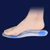 Palmilhas Esportivas de Silicone para Homens e Mulheres Silicone Espessado Absorvente de Choque Palmilhas para Corrida Basquete Palmilhas de Couro Absorventes de Suor Respiráveis