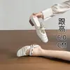 Versión en Stock~Mocasines Cerrados de Media Punta con Diseño de Nicho Calado en Cuero Genuino para Mujer, Elegantes Sandalias Tipo Mula Tejidas para Viajar al Trabajo