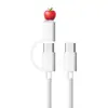 Cable de carga trenzado PD60W de uno a dos multifuncional para Apple 15 iphone16 carga rápida línea de datos transfronteriza