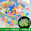 Pedra luminosa transfronteiriça pedra fluorescente luminosa plástico pedra preciosa infantil aquário peixe barra paisagismo pedrinhas decorações diy
