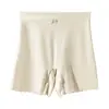 Pantalones cortos de seguridad antibacterianos para mujer, grado 10A, talla grande, sin costuras, anti-exposición, primavera/verano, ropa interior fina para mujer