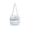 Bolsa Tote Corrente Elegante Estilo Chanel Nova Coreia do Sul Primavera e Verão Versátil para o Trabalho Mochila de Textura de Alto Padrão para Mulheres