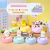 Sensação popular online: Porta-velas perfumado adorável em caixa surpresa com decorações de velas de animais de desenho animado, perfeito como presente de mesa