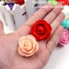 Cabeza de Flor de Rosa de Espuma Simulada de 3.5 cm Flor de Rosa Pe Materiales de Decoración de Boda Cabeza de Flor Artificial Venta al por Mayor
