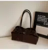 Bolso Tote Retro de Gran Capacidad para Mujer 2025 Invierno Nuevo Estilo Estilo Perezoso Alta Calidad Versátil Bolso de Hombro Único