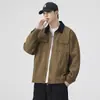 Chaqueta Abrigo Hombre Primavera Otoño 2025 Nueva Casual Cortavientos Cuello Alto Chaqueta Rompevientos Exterior Suelta Transpirable Parte Superior