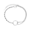 Pulsera Redonda Geométrica Amanecer de Primavera para Mujer Simple y Única Estilo Coreano Ins Cadena Retro Joyería para Mujer Venta Directa al por Mayor