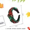 Faixa de Cabelo de Xadrez com Laço Série de Natal Estilo Europeu e Americano Faixa de Cabelo Outono Inverno de Natal Acessórios de Cabelo de Natal Acessórios de Cabeça