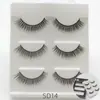 Mecanismo de Nuevo Producto Transfronterizo Pestañas Postizas Suaves Cruzadas Realistas Maquillaje Natural Pestañas Acrílicas Tres Pares Explosiones