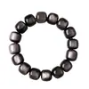 Pulseira de Contas Estilo Antigo de Obsidiana Prateada Olho Duplo Natural, Pulseira de Obsidiana Dourada Olho de Gato, Contas Soltas de Joias de Cristal, Acessórios para Atacado