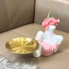 Bandeja de Almacenamiento de Llaves Ins al por Mayor Adornos Sala de Estar Entrada Mesa de Café Gabinete de TV Decoración de Arreglo Floral Regalo de Inauguración