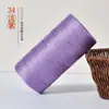 Fio de seda gelada, fita plana de algodão mercerizado e linho para almofadas tecidas à mão DIY, sapatos, chapéus de proteção solar primavera/verão e tecelagem de bolsas