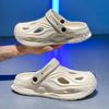 Zapatos Croc Sandalias de Playa Verano para Hombre Punta Cerrada Suela Gruesa Antideslizantes Eva Transfronterizas para Conducir