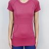 Ropa Deportiva Adaptada de Yoga para Mujer, Deportiva, Alta Elasticidad, Fitness, Secado Rápido, Transpirable, Camiseta de Manga Corta, Cómoda
