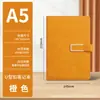Conjunto de caderno com fivela em U, caixa de presente empresarial personalizada, material de escritório, caderno impermeável de couro espesso