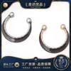 C Grande Cosido a Mano Lana de Metal Chaqueta Traje Botones Formales Botones Dorados Accesorios de Ropa