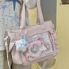 Otoño 2026 Nuevo Estilo Japonés Bolsa Ita Gran Capacidad Bolso de Hombro Cruzado Estudiante de Anime Viajero Versátil Bolso de Lona