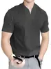 2026 Novo Estilo de Verão Camiseta Esportiva Fitness para Homens Musculosos Camiseta de Verão com Manga Curta Elástica para Homens Tamanho Europeu
