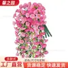 Gloria de la Mañana Artificial Transfronteriza Patio Exterior Eucalipto Flores Falsas Decoración de Boda Planta Artificial Colgante de Pared Enredadera Flor de Enredadera