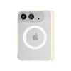 Funda de teléfono wlons Velois para iPhone Duo, con bisagra giratoria, acabado mate, protección contra caídas y fijación magnética