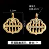 Collar de Candado de Longevidad de Imitación Oro de Venta Caliente para Niños, Candado Seguro y Próspero para Viajar por el Mundo, Venta al por Mayor de Joyería de Yiwu