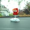 2024 Nuevo Cabeza Bamboleante de la Riqueza Guan Erye Xiangyun Decoración para Coche Coche Resina Creativa Decoración Interior de Coche Moderna