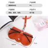 Bolsa Cosmética para Gafas de Sol, Cubierta Protectora Portátil con Clip para Gafas, Bolsa para Joyas, Estuche Portátil para Gafas de Sol, Estuche de Moda para Gafas de Miopía