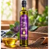 Aceite vegetal mezclado de semillas de perilla prensado en frío a baja temperatura, comestible, para saltear y platos fríos, aceite de semillas de perilla, botella de 500ML, precio de mayoreo