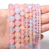 Pulsera Cadena de Oreja Collar Pulsera Cadena de Cuentas Cuentas Sueltas Color Macarrón Optimizado Morganita Accesorios para Joyería Hecha a Mano DIY