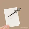 Pinza Elegante de Lujo con Pedrería para el Cabello Clip de Moño para Mujer Clip para Mechones Sueltos Clip Lateral Pinza con Forma de Corazón para Niña Tocado