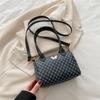 Bolsos de Mujer 2025 Nuevo Estampado de Círculos Colgante de Mariposa Bolso de Almohada de Mano Casual Bolso Pequeño para Teléfono Móvil