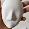 Máscara Blanca DIY pulpa en blanco máscara pintada a mano retrato pequeño niños jardín de infantes material didáctico máscara para pintar venta al por mayor